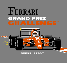 Ferrari - Grand Prix Challenge (USA) Title Screen